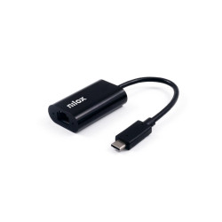 Cable adaptador nilox usb tipo c a ethernet macho - hembra