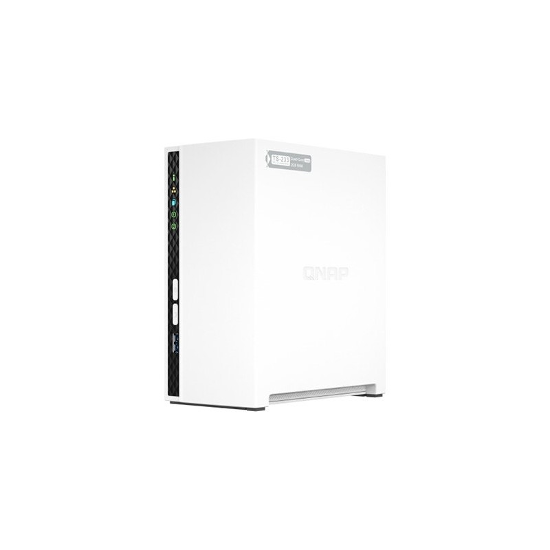Servidor nas qnap ts - 233 2 bahias 2gb gigabit ethernet