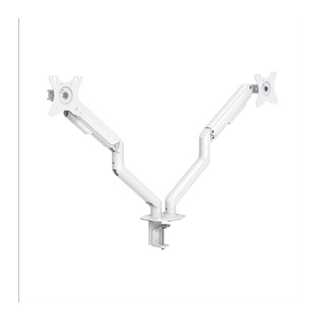 Soporte de mesa tv tooq 17 - 32 pulgadas 2 pantallas blanco