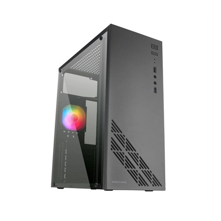 Caja ordenador mars gaming mc100 atx usb 3.0 1 x 90mm frgb negro