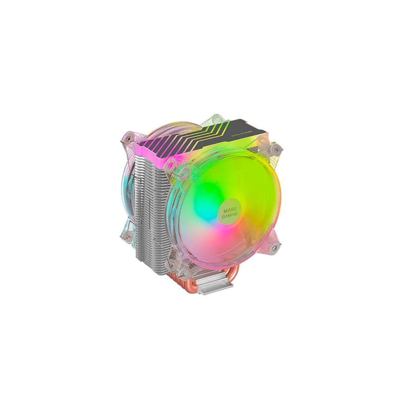 Ventilador disipador cpu mars gaming mcpu66 120mm argb
