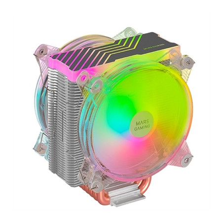 Ventilador disipador cpu mars gaming mcpu66 120mm argb