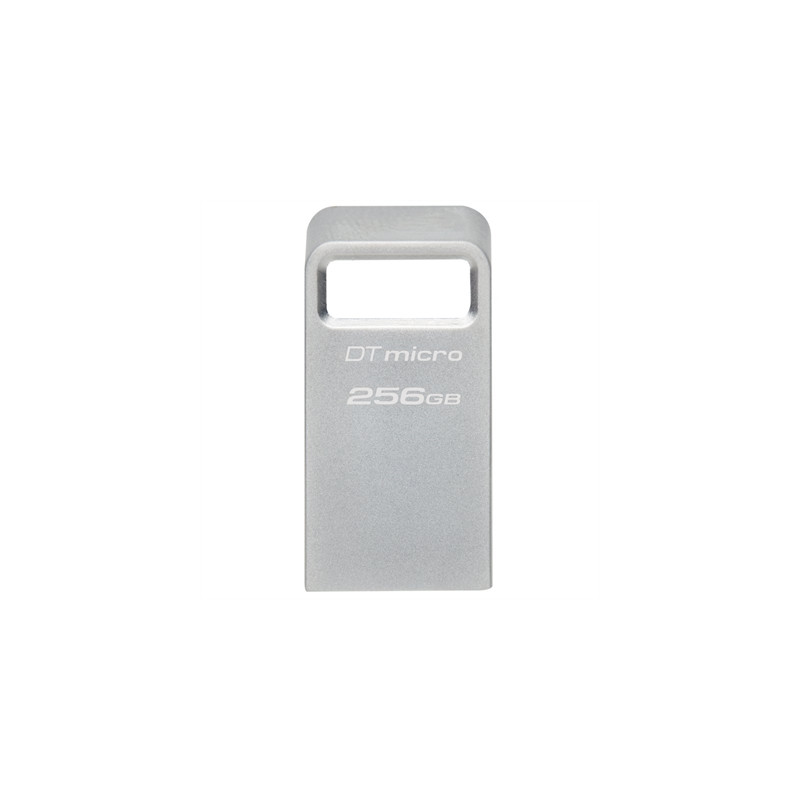 Datatraveler micro unidad flash usb 256 gb usb tipo a 3.2 gen 1 (3.1 gen 1) plata