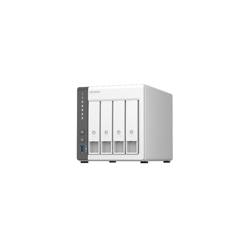 Servidor nas qnap ts - 433 - 4g nas 4xhdd - bay 1x2.5gbe+1xgbe
