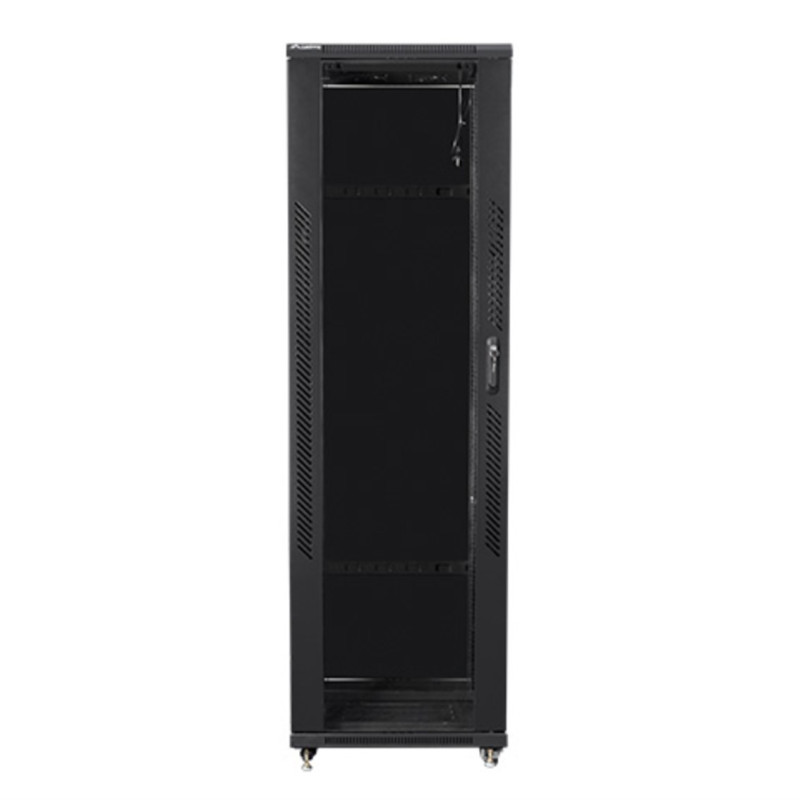Armario lanberg rack 19 pulgadas 42u 600x600 flat pack black negro