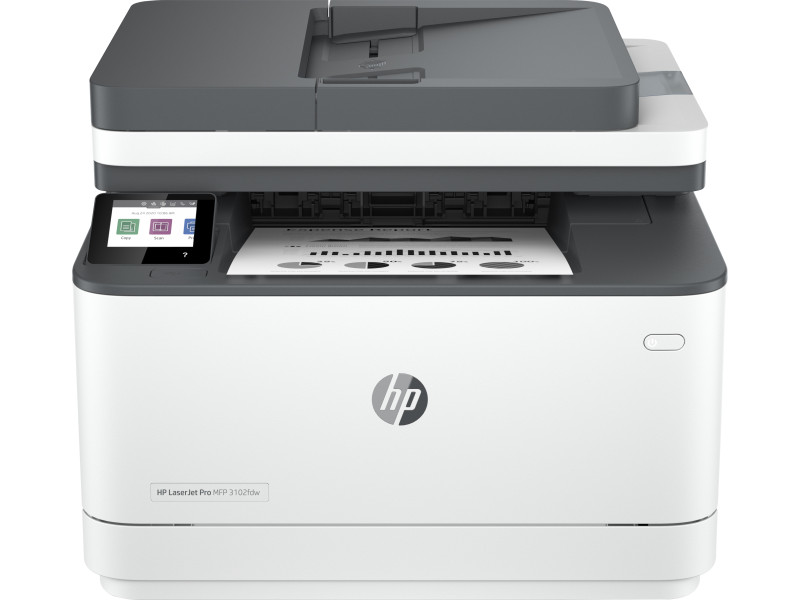 Multifuncion laser hp pro 3102fdw monocromo fax a4 -  33ppm -  usb -  wifi -  duplex impresion