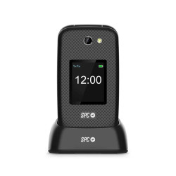 Telefono movil spc 2337n harmony 2 4g negro tipo tapa -  dual sim -  2.8 pulgadas -  micro sd -  bluetooth + dock