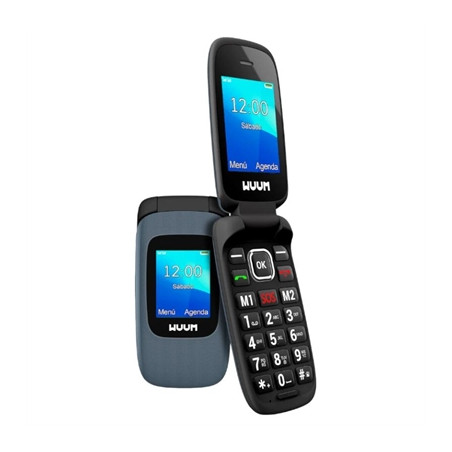 Telefono movil spc wuum  2335n negro - 2.4 pulgadas - dual sim - micro sd - radio fm - bt