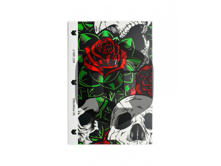 Lamina trasera de personalizacion qcharx calaveras 1