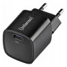 Cargador de pared intenso w30c² gan 30w usb tipo c negro
