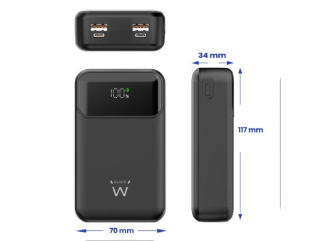 Powerbank ewent ew1164 20000mah