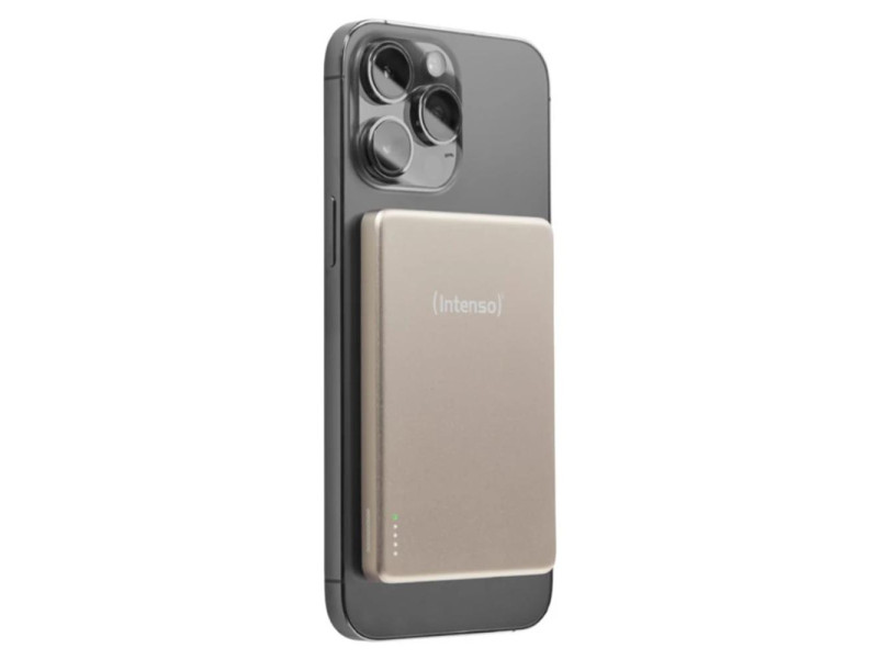 Powerbank intenso mw5000 magsafe champan magnetico