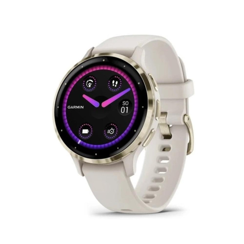 Garmin venu 3s - smartwatch premium con gps - amoled - funciónes avanzadas de salud y forma física - más de 30 aplicació