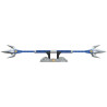 Replica hasbro escala 1:1 blue ranger lanza de poder deluxe power rangers lightning collection