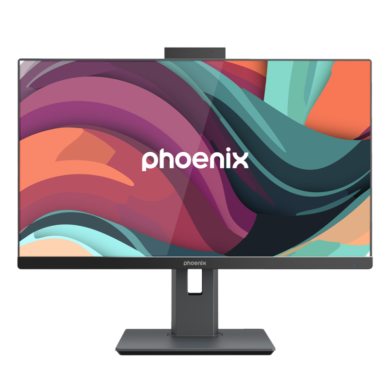 Ordenador pc all in one aio phoenix unity 23.8 pulgadas fhd ajustable altura y rotativo - web cam -  intel i5 14400 - 16