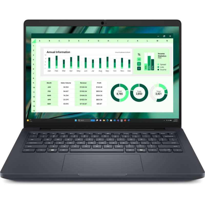 Portatil dell pro max 14 u7 - 265h -  16gb -  ssd 512gb -  rtx pro 500 6gb -  14 pulgadas fhd+ -  w11p