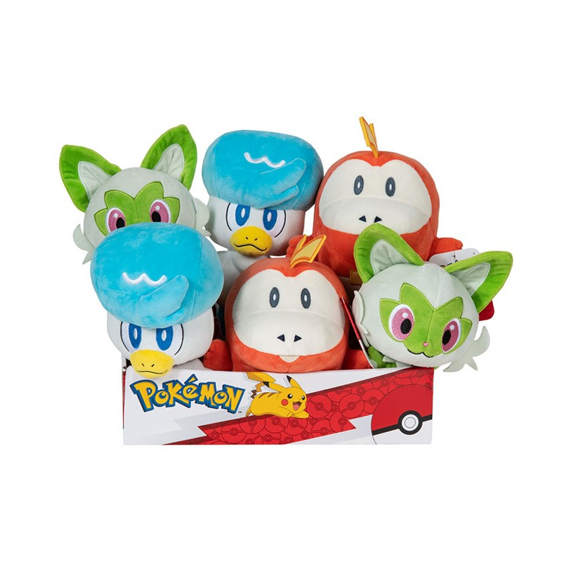 Peluche jazwares pokemon generación ix 21cm 1 unidad (1 peluche)