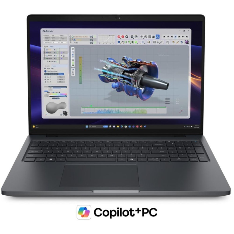 Portatil dell pro precision 5 16 u7 - 366h -  32gb -  ssd 1tb -  rtx pro 1000 -  16 pulgadas fhd+ -  w11p