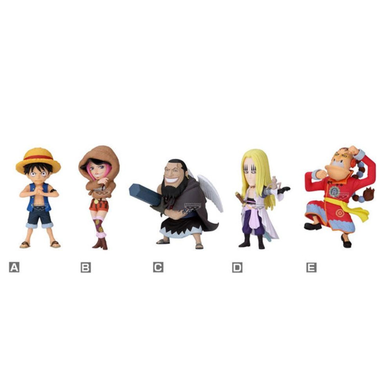 Figura banpresto one piece world collectable figure sabaody island the worst generation 1 8cm