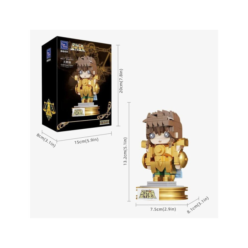Libra mini set construccion 13 cm saint seiya