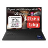 Portatil lg gram pro 16zd90u - g u7 - 355 -  32gb -  ssd 512gb -  16 pulgadas -  freedos