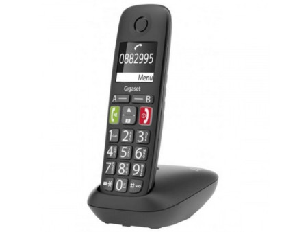Telefono fijo inalambrico gigaset e290 negro 150 numeros -  21 tonos