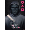 Poster el juego del calamar supervisor & jefe del juego del calamar