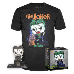 Funko pop dc comics dc jim lee joker + camiseta talla m
