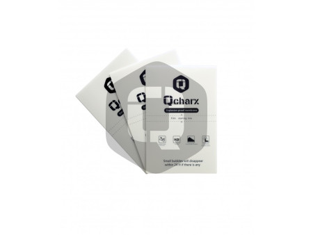 Laminas de proteccion frontales qcharx hidrogel resistencia qx qx1 10 unidades