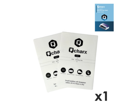 Laminas de proteccion frontales qcharx hidrogel mate anti huellas  para qx1 1 unidad