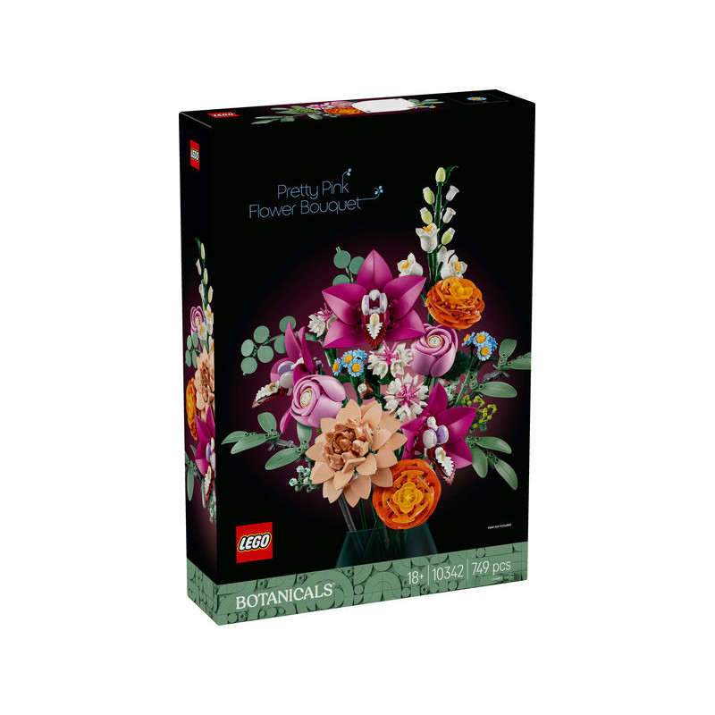 Lego ramo de flores fantasía en rosa