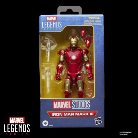 Figura hasbro marvel legends series iron man mark iii