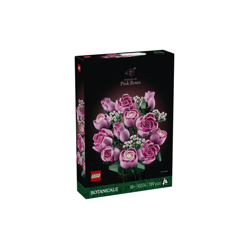 Lego botanicals ramo de rosas rosadas