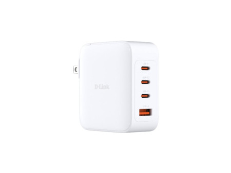 Cargador de pared d - link dcp - 101 100w 3x usb tipo c 1x usb tipo a blanco