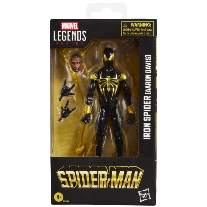 Figura hasbro marvel legends series spider - man iron spider (aaron davis)