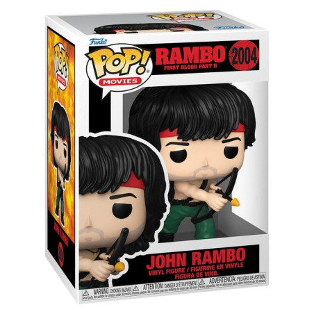 Funko pop movie rambo john rambo con arco con flecha explosiva
