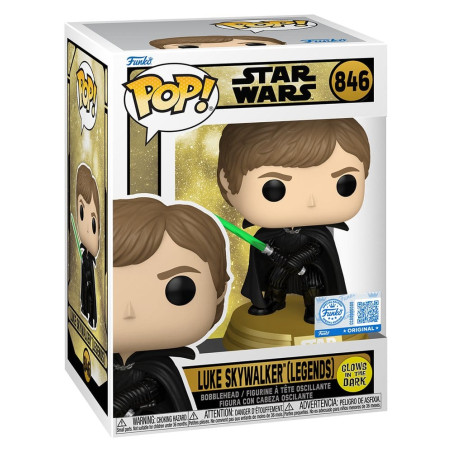 Funko pop star wars: sw legends -  luke (glow)