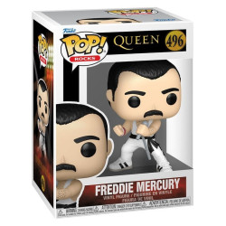 Funko pop rocks: queen -  f. mercury (white singlet)