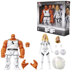 Figura hasbro marvel legends series marvel's the thing & marvel's invisible woman