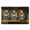 Set 3 figuras hasbro star wars the black series the clone wars arc commander colt. havoc & blitz