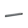 Patch panel equip vacio cat.6 24 puertos keystone 1u