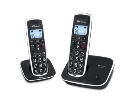 Telefono inalambrico spc dect comfort kaiser duo negro