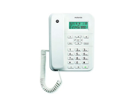 Telefono motorola ct202 blanco con display