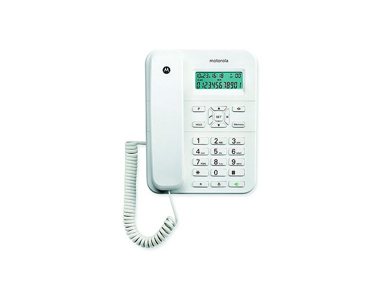 Telefono motorola ct202 blanco con display