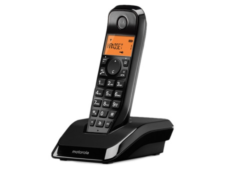 Telefono fijo motorola inalambrico s1201 negro
