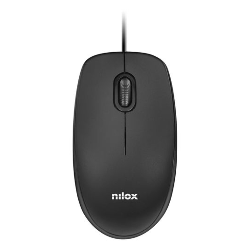 Mouse raton nilox mousb1003 usb 1600 dpi negro