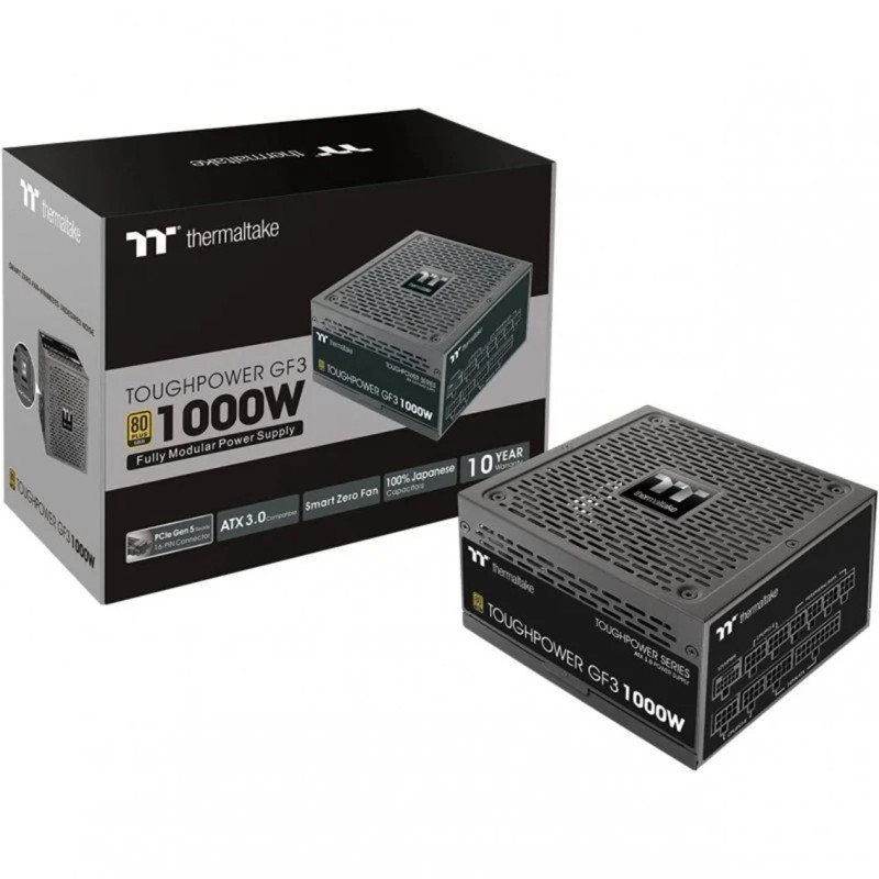 Fuente alimentacion thermaltake toughpower gf3 gaming atx 1000w