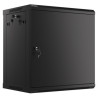 Armario lanberg mural rack 19 pulgadas 12u -  600x450 negro