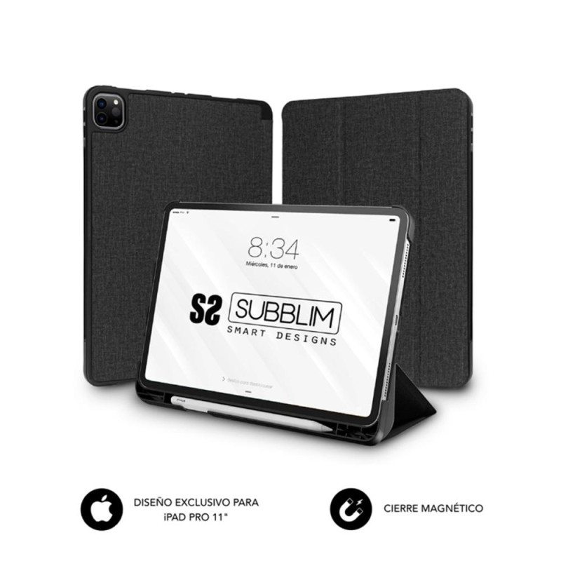 Funda subblim shock case para ipad pro 11 pulgadas negro