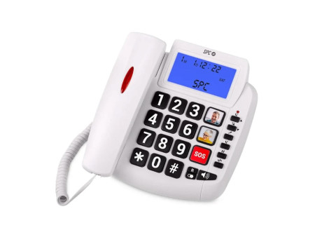 Telefono fijo spc confort volume 2 blanco